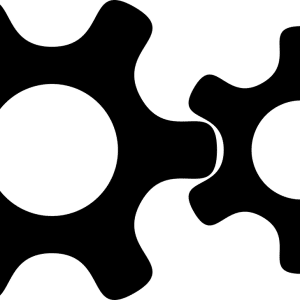 Free gear machine mesh vector