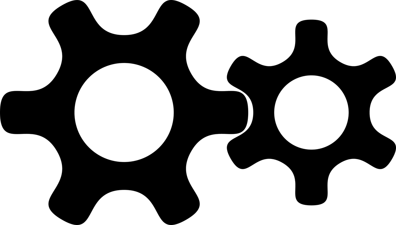 Free gear machine mesh vector