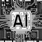 Free ai generated artificial intelligence typography vector