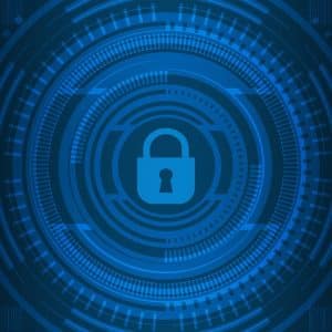 Free cyber security technology network illustration